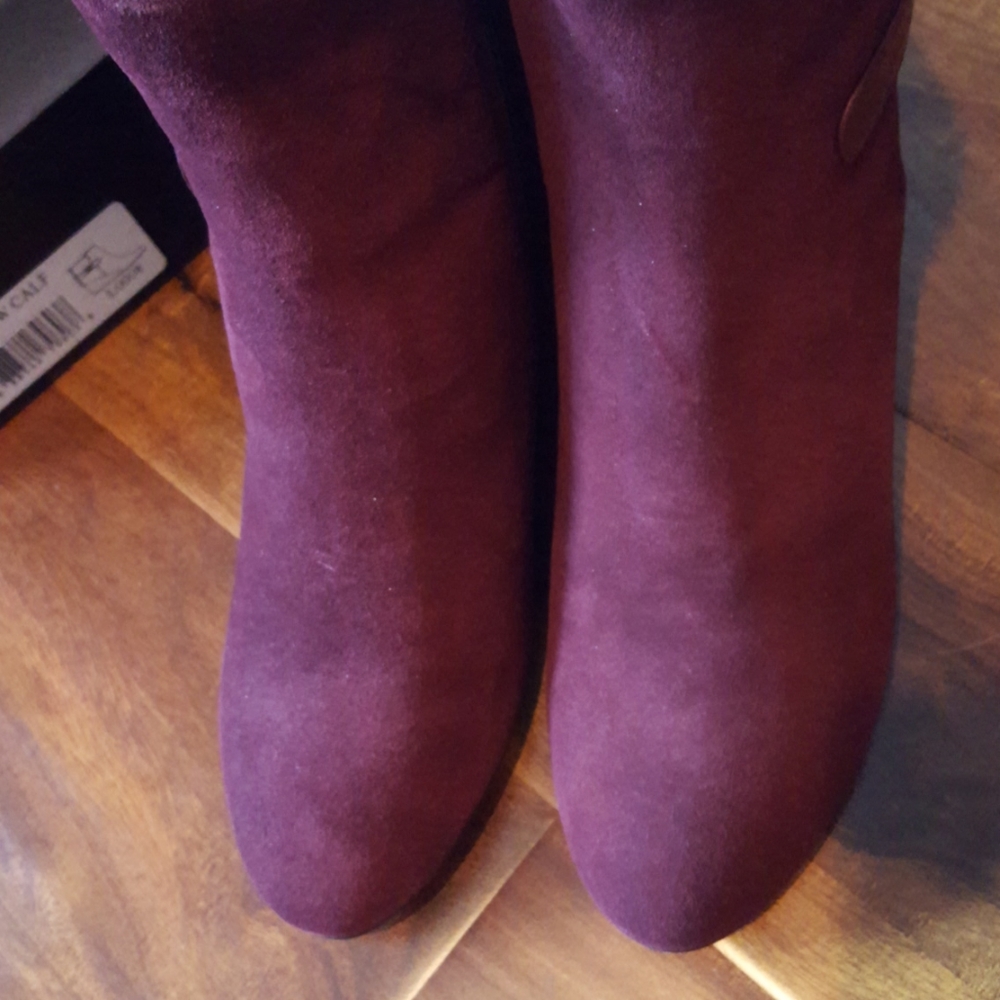 NEW Aquatalia Julianna Suede Wedge Booties - Picture 12 of 13